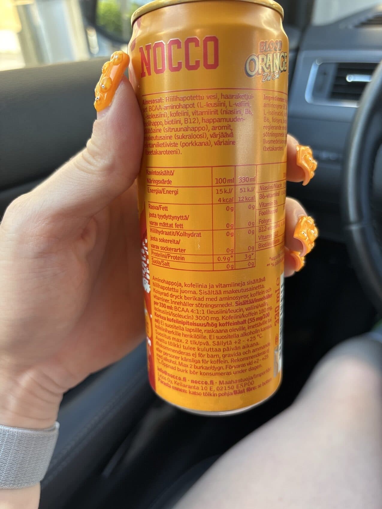 NOCCO Blood Orange Del Sol packshot