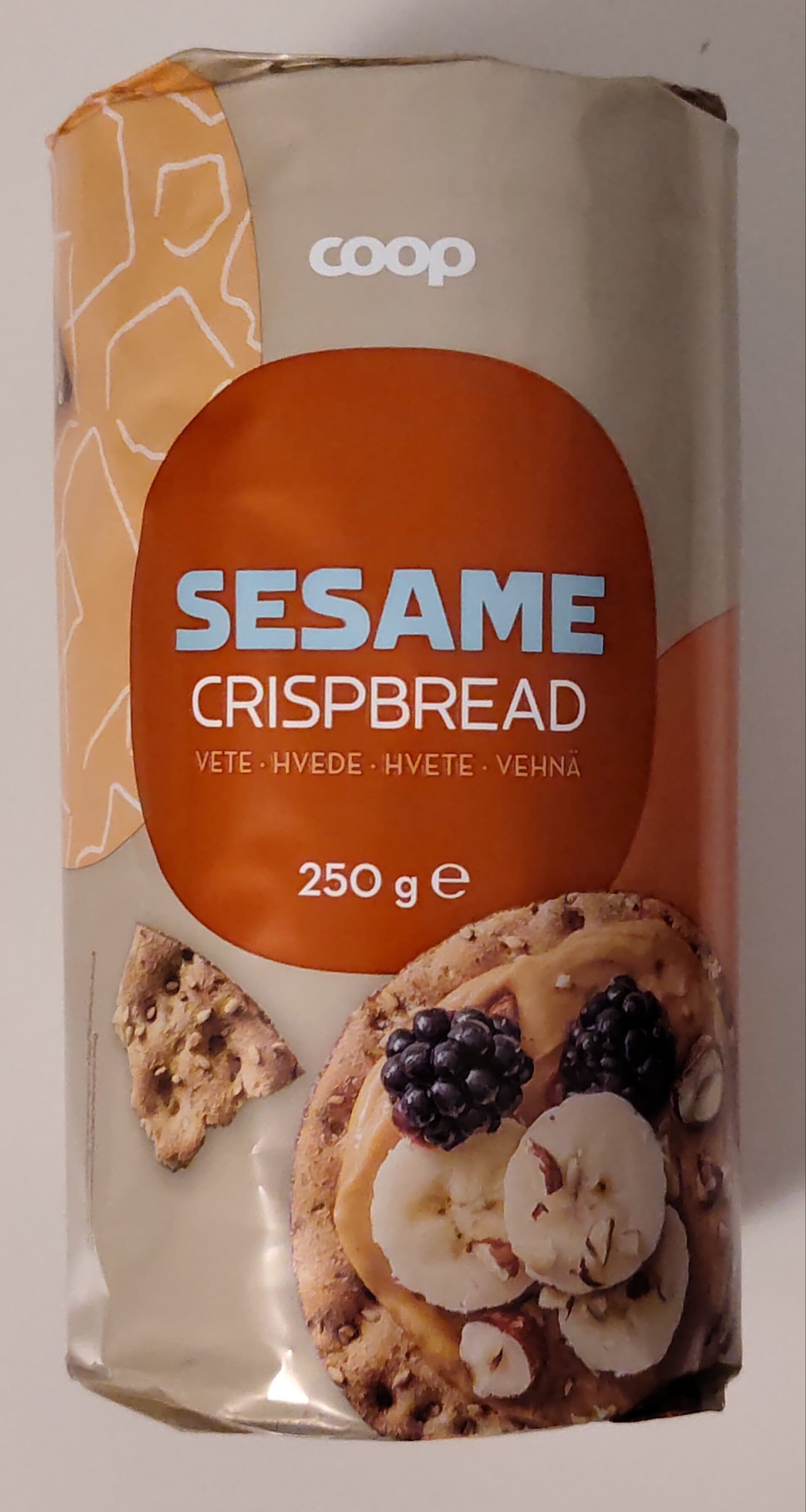 Coop Sesame Crispbread packshot