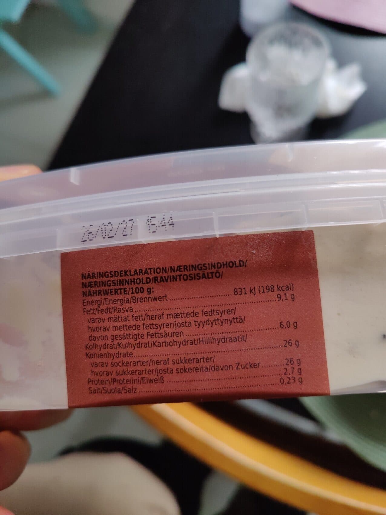 Coop Choco Nougat Ice Cream packshot