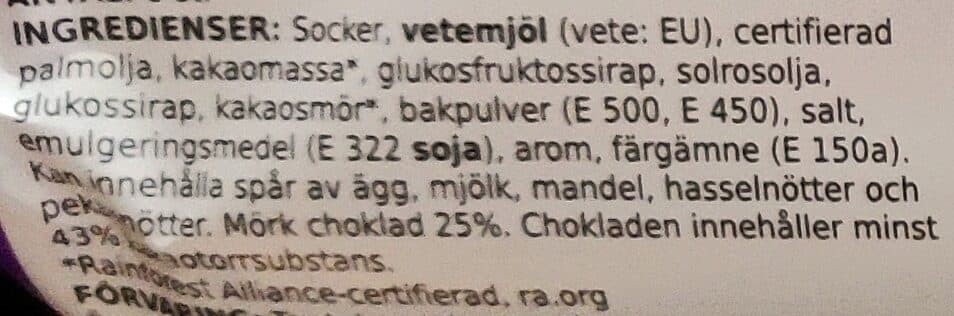 Coop Cookies med sjokolade packshot