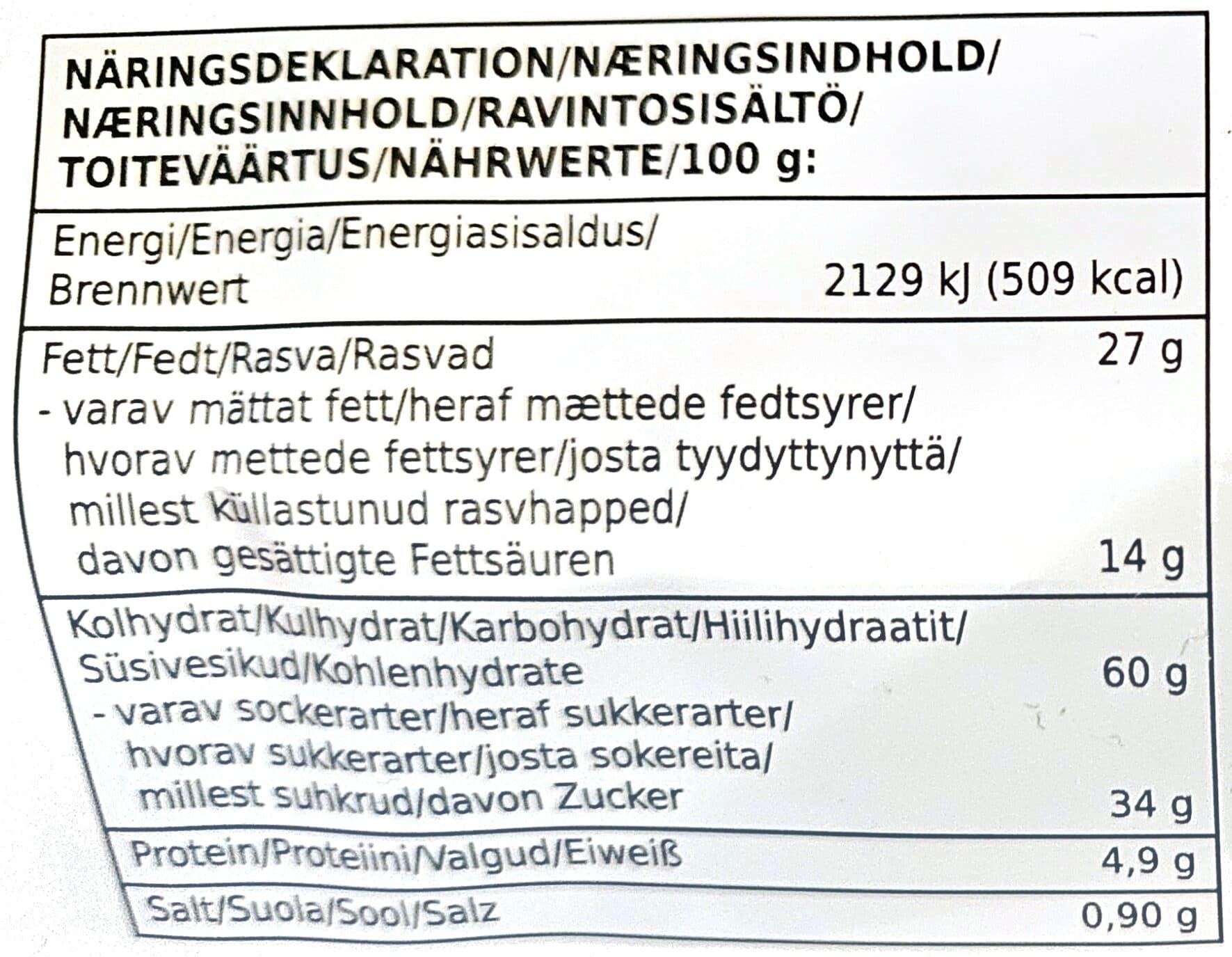 Coop Cookies med sjokolade packshot
