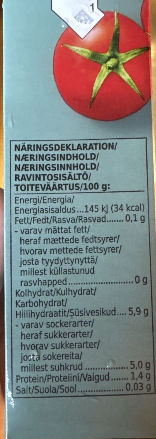 Coop Paseerattu tomaatti maustamaton packshot