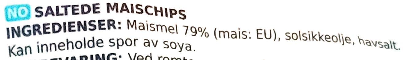 Coop Tortilla Chips Salt packshot