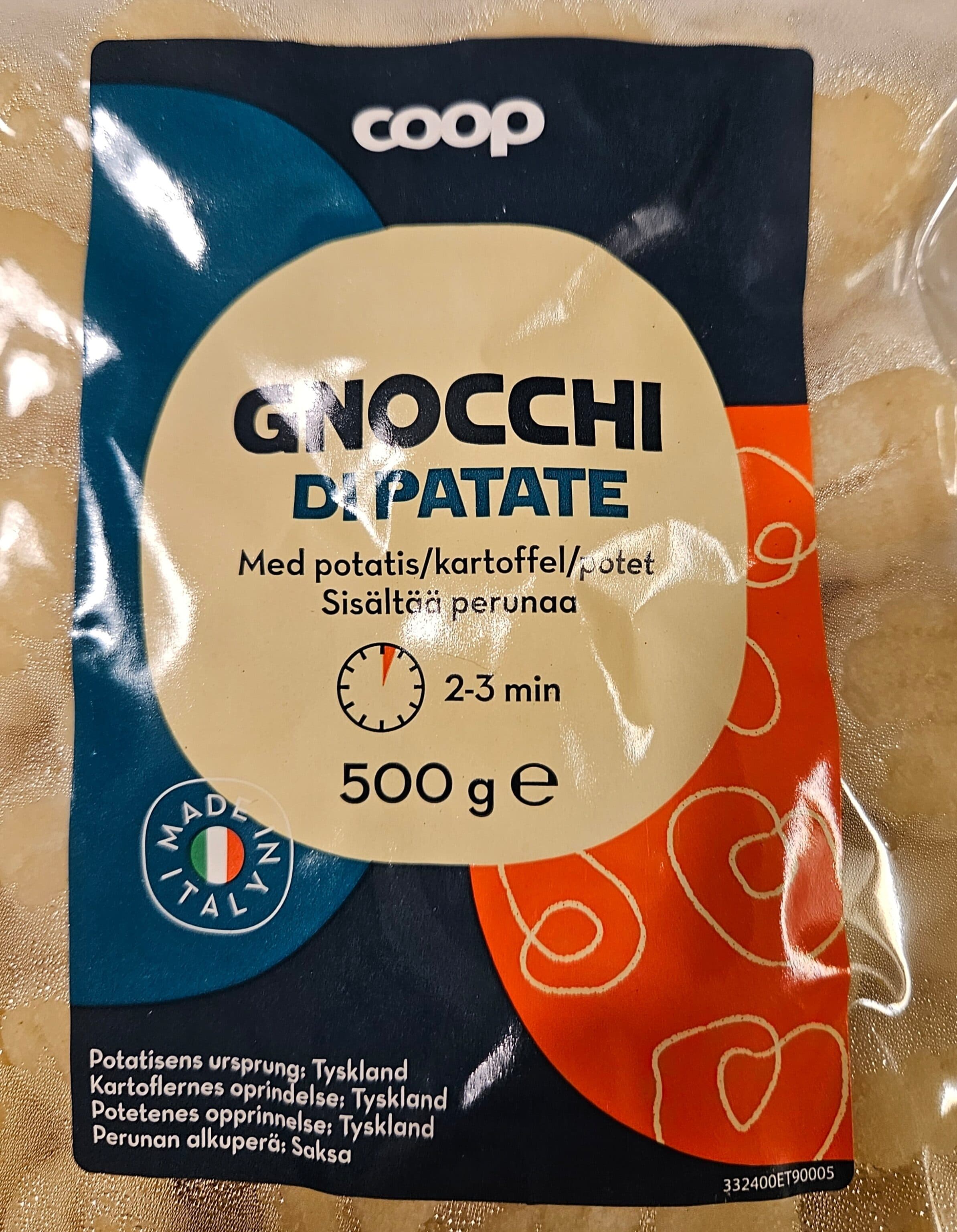 Coop Coop Gnocchi di patate med potet packshot