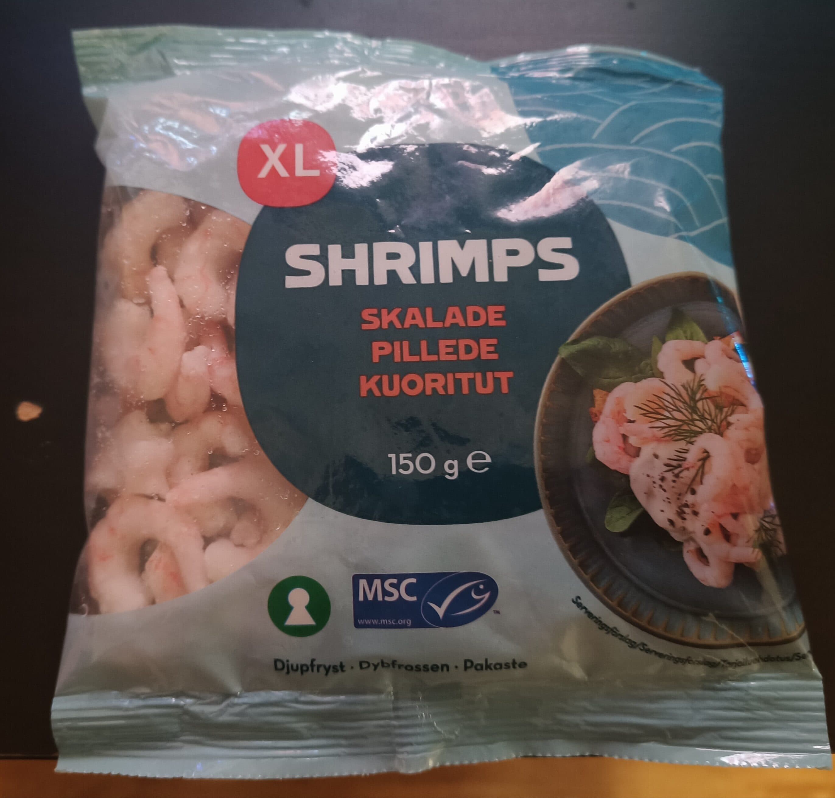 Coop XL Shrimps packshot
