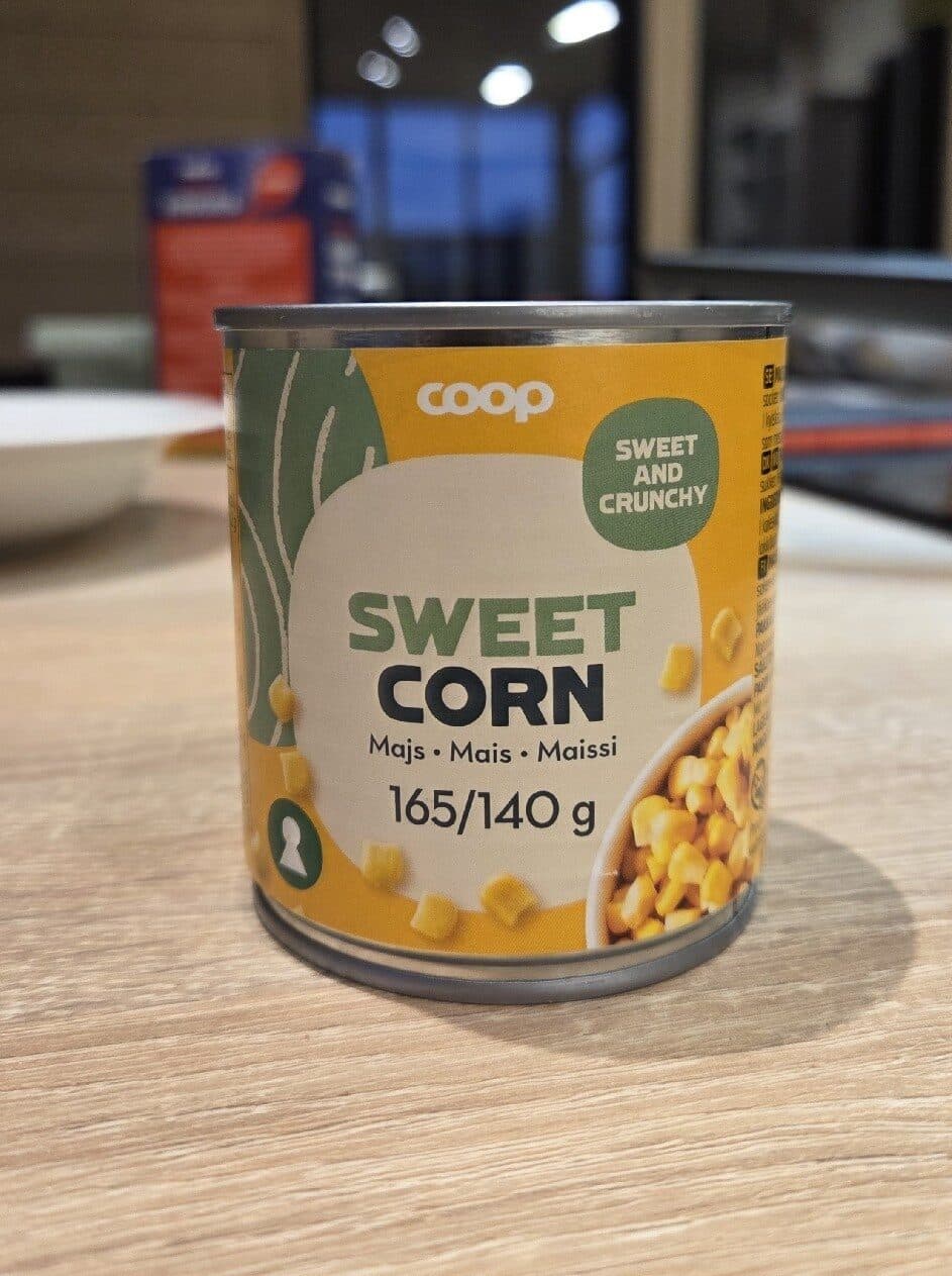 Coop Sweet Corn packshot
