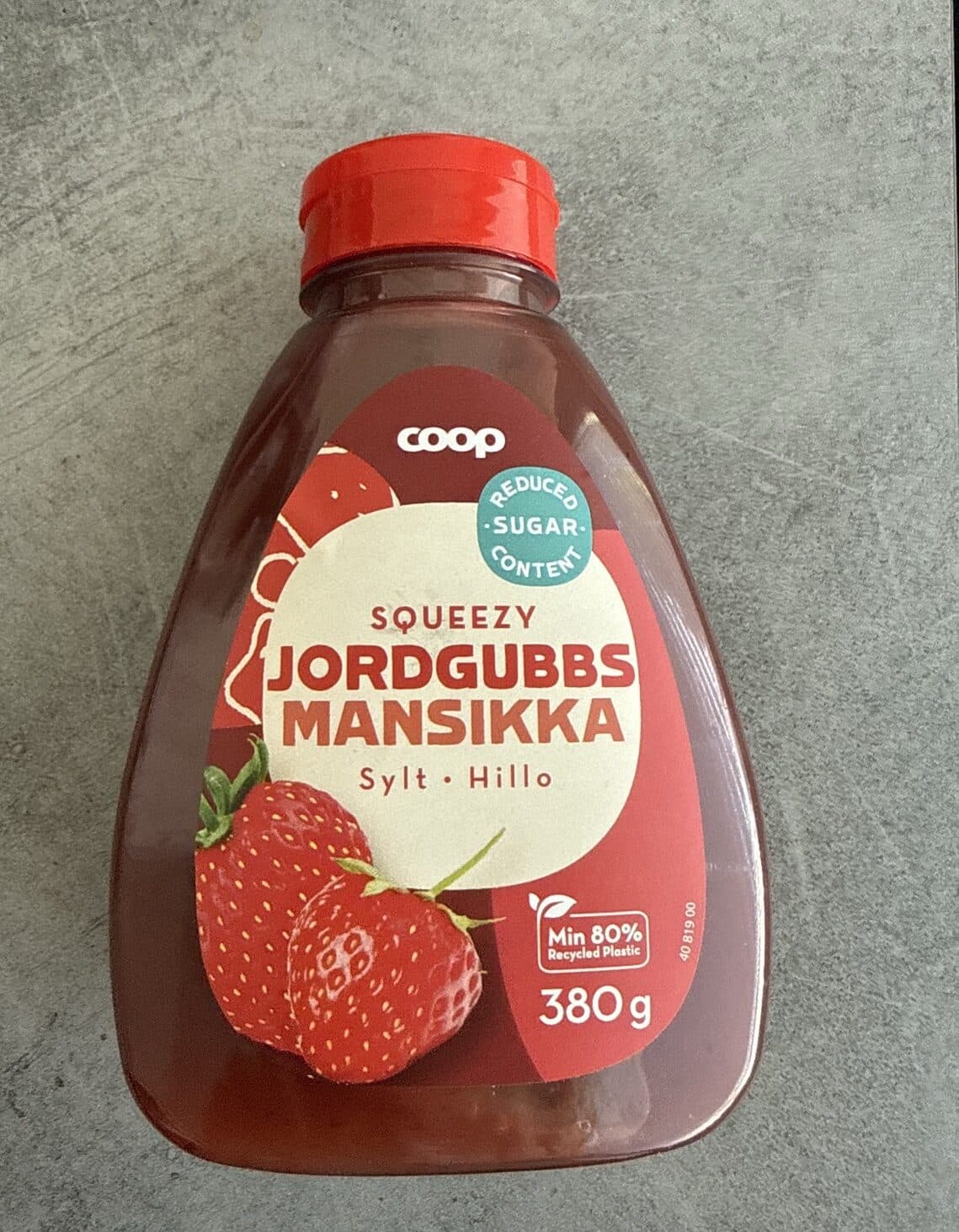 Coop Mansikkahillo Reduced Sugar packshot