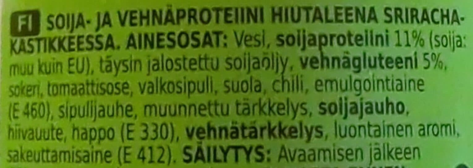 Coop Soy & Wheat Protein in Sriracha Sauce packshot