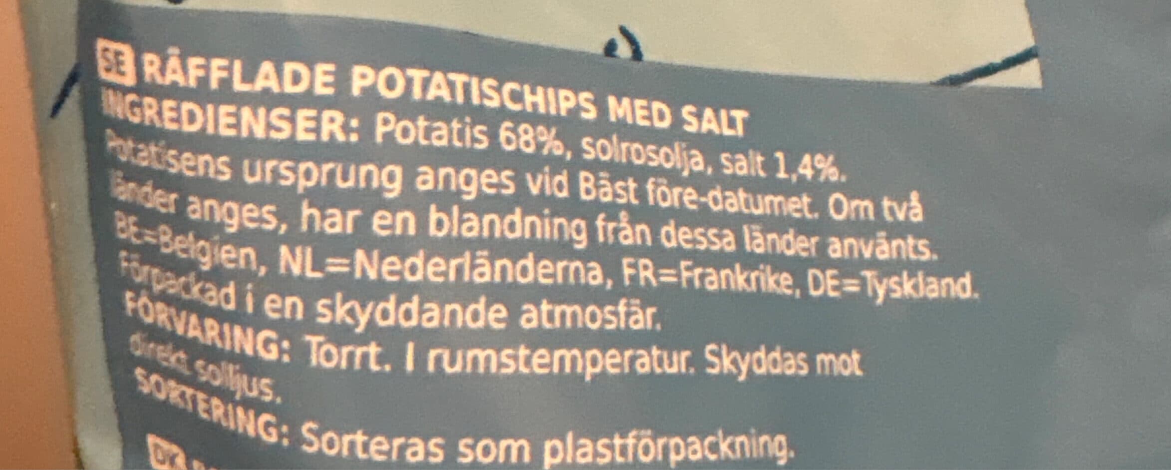 Coop Salt Chips packshot