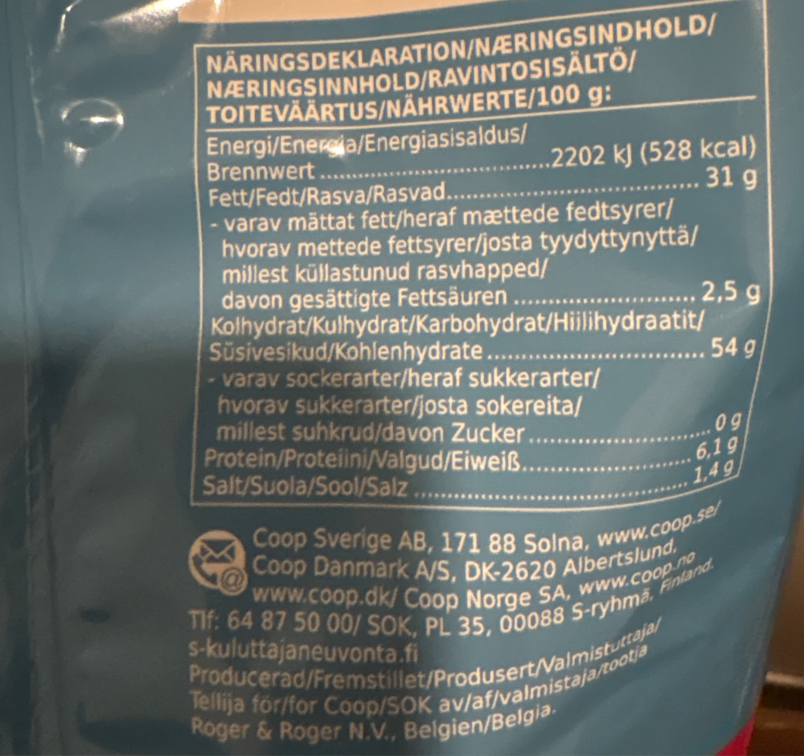 Coop Salt Chips packshot