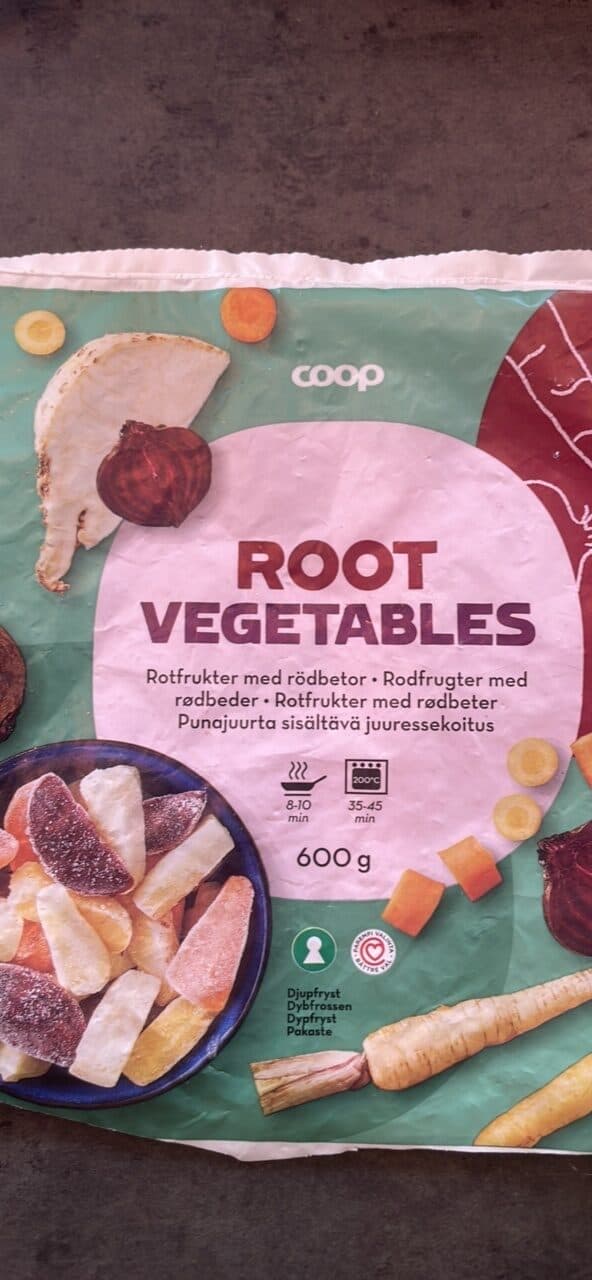 Coop Root vegetables packshot