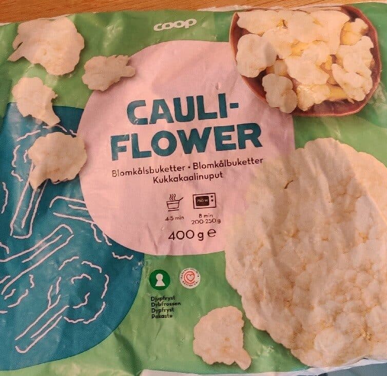Coop Cauliflower packshot