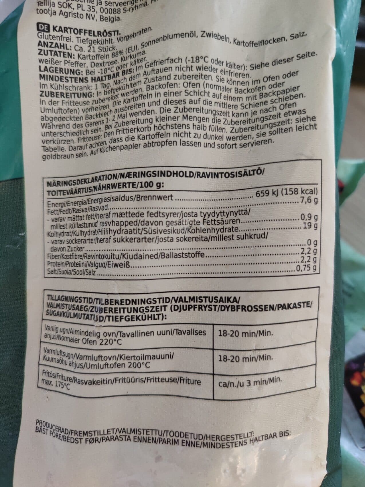 Coop Röstiperunat packshot