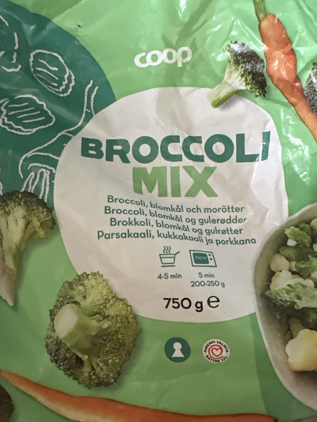 Coop Broccoli Mix packshot