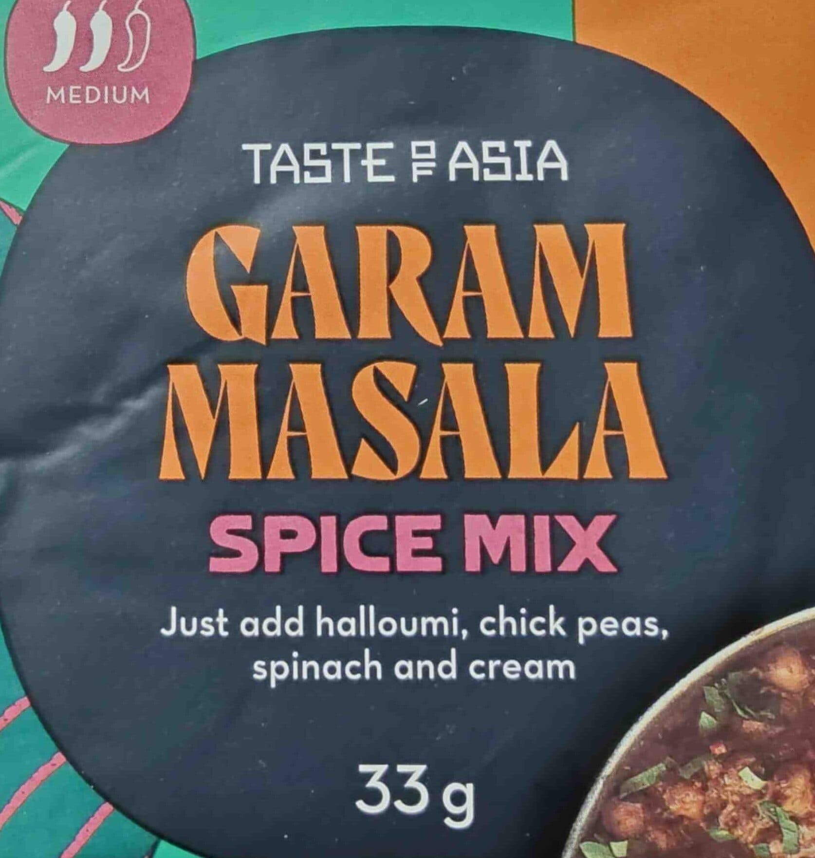 Coop Garam masala spice mix packshot