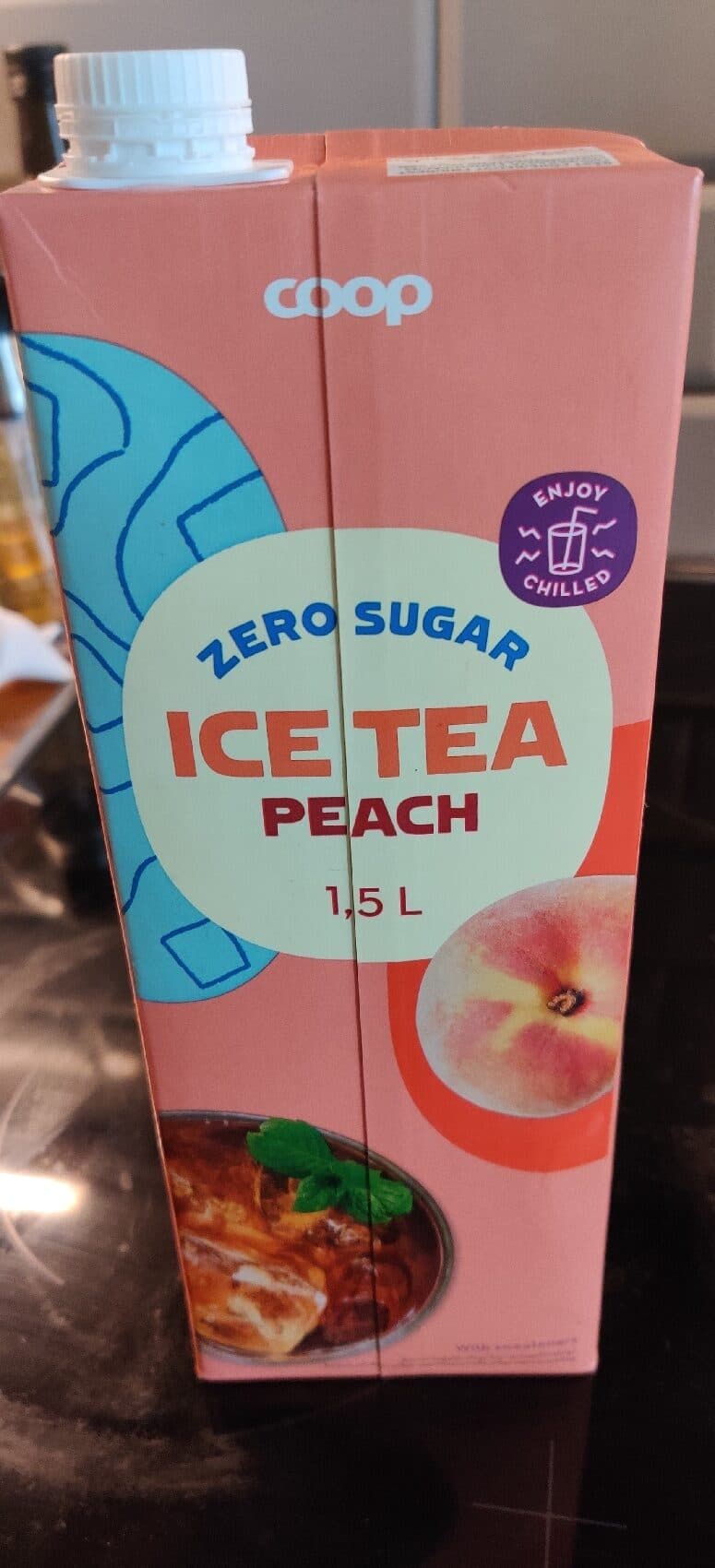 Coop Zero Sugar Ice Tea Peach packshot