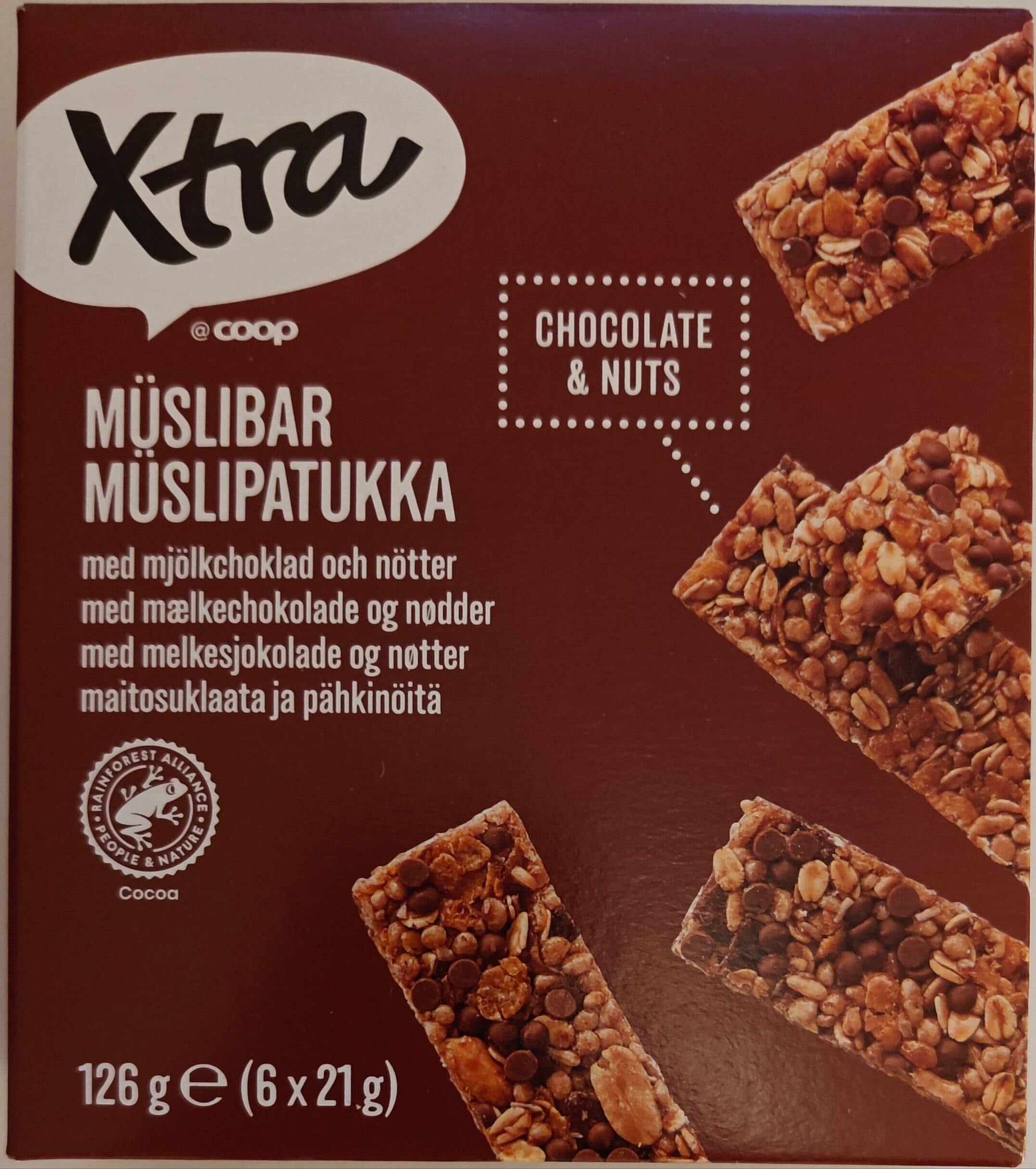 Xtra Müslibar packshot