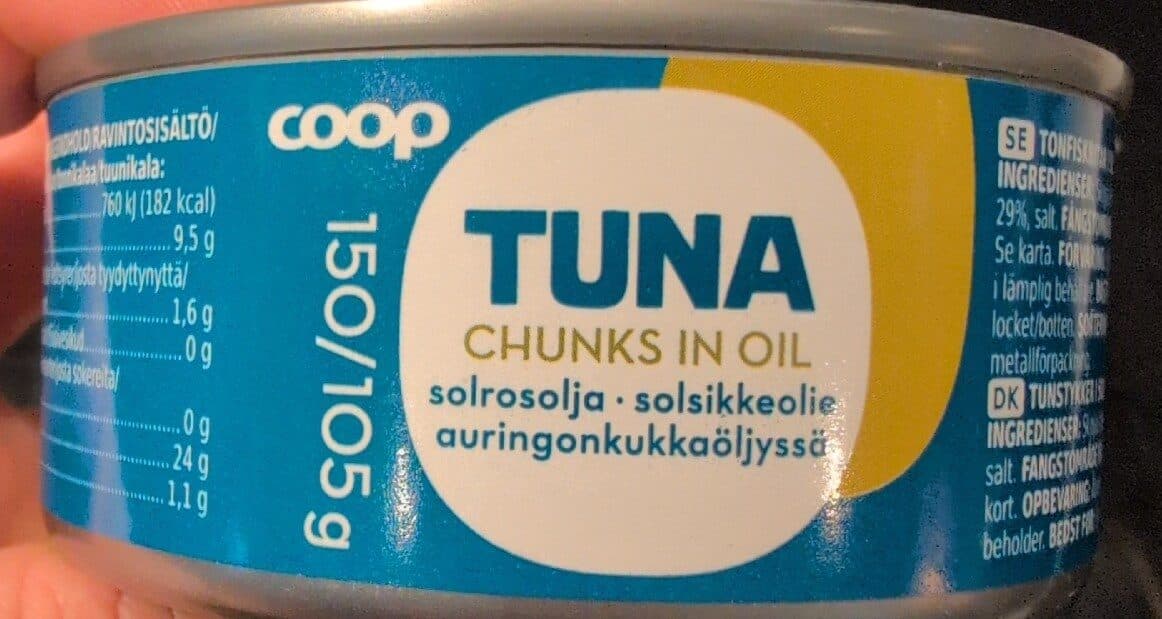 Coop Tuna Chunks In Oil packshot