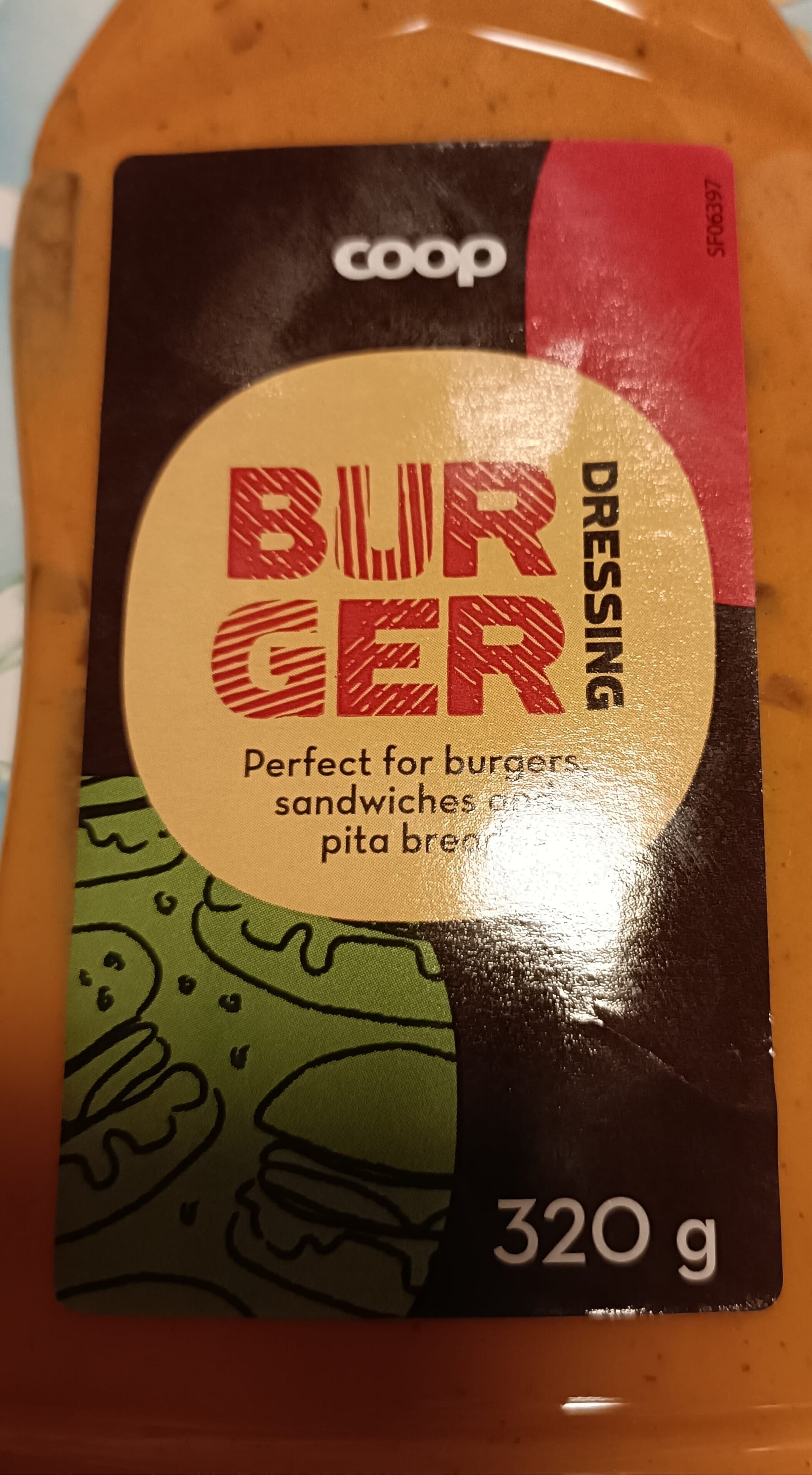 Coop Burger Dressing packshot
