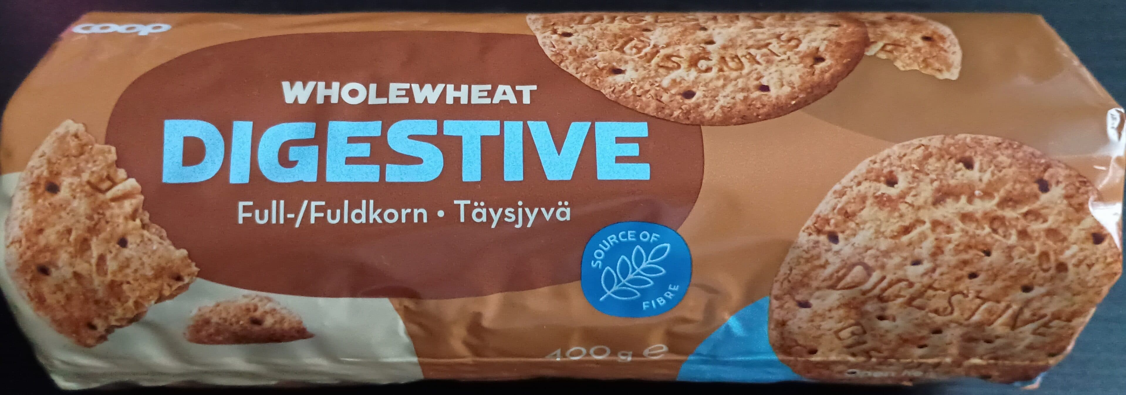 Coop Wholewheat Digestive packshot