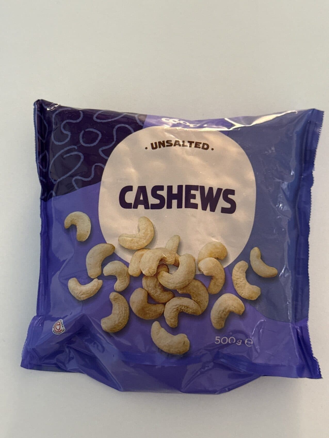 Coop Unsalted Cashews packshot