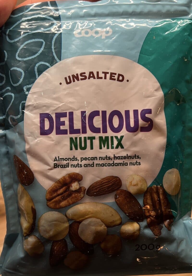 Coop Delicious Pähkinä Mix packshot