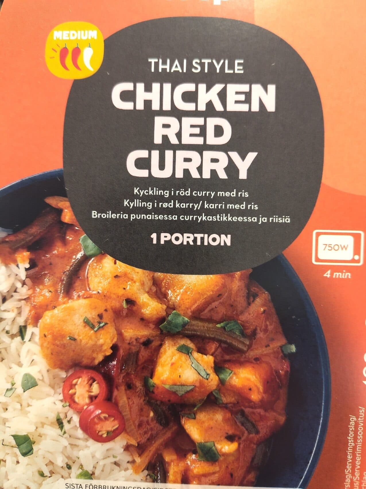 Coop Chicken Red Curry packshot