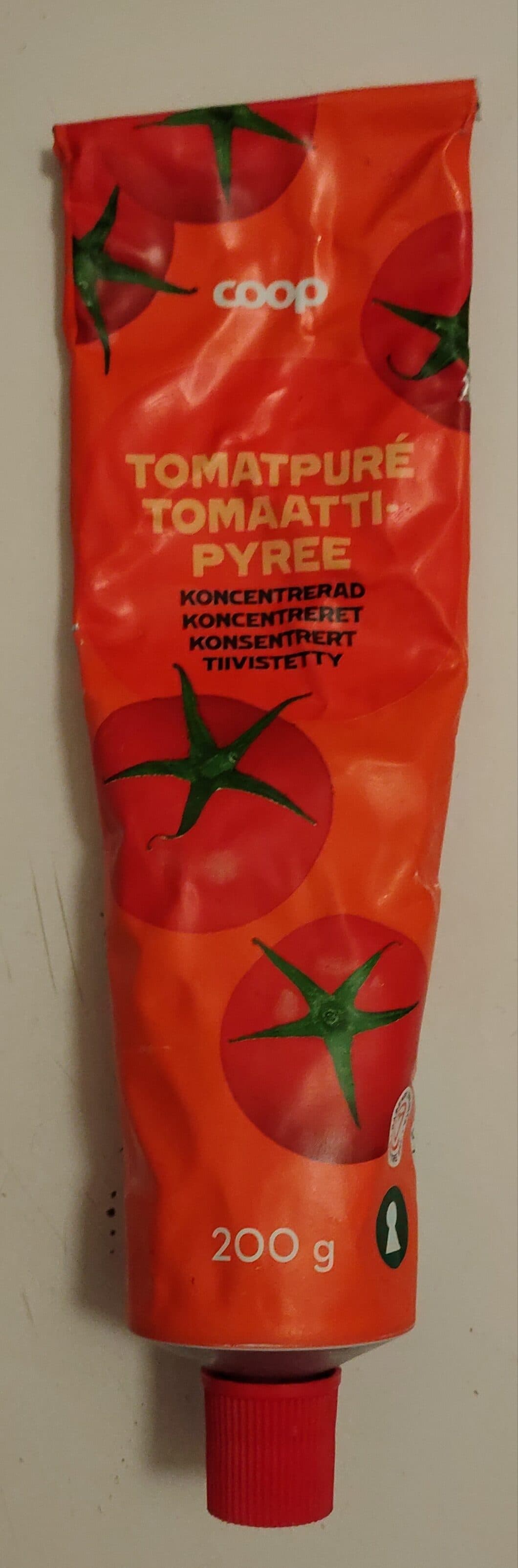 Coop Tomatpuré packshot