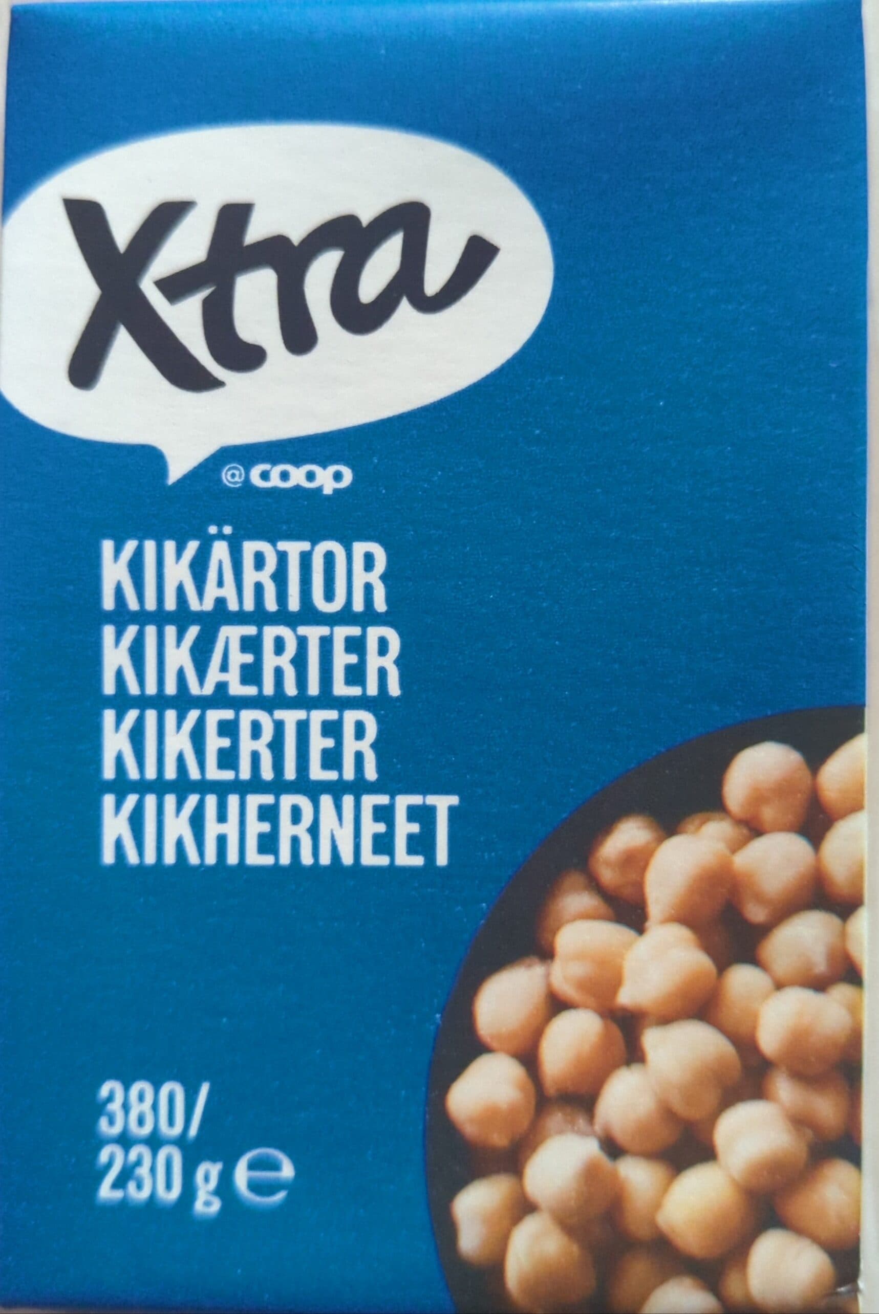 Xtra Chickpeas packshot