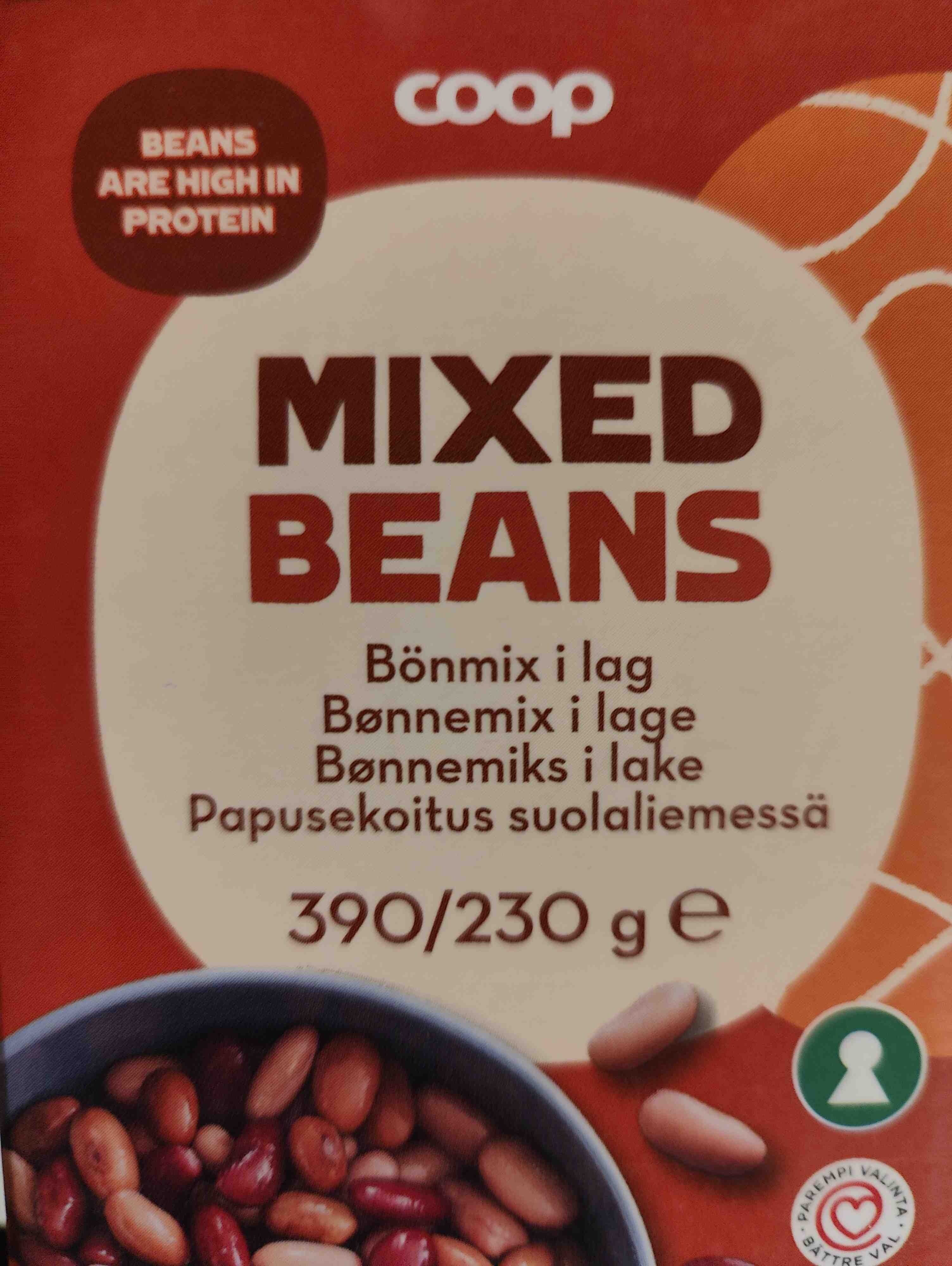 Coop Mixed beans packshot