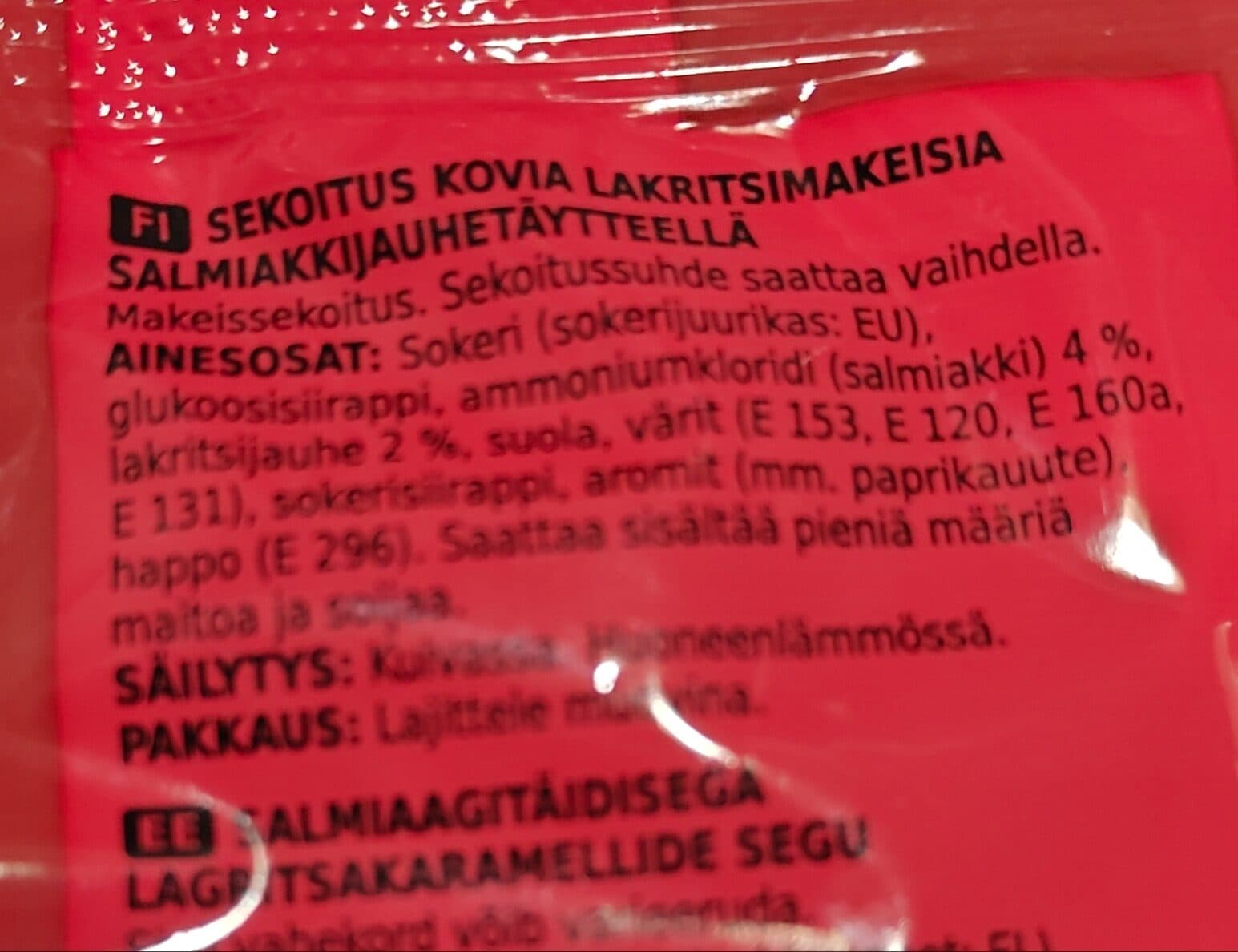 Coop Hot Mix Salmiakkimakeissekoitus packshot