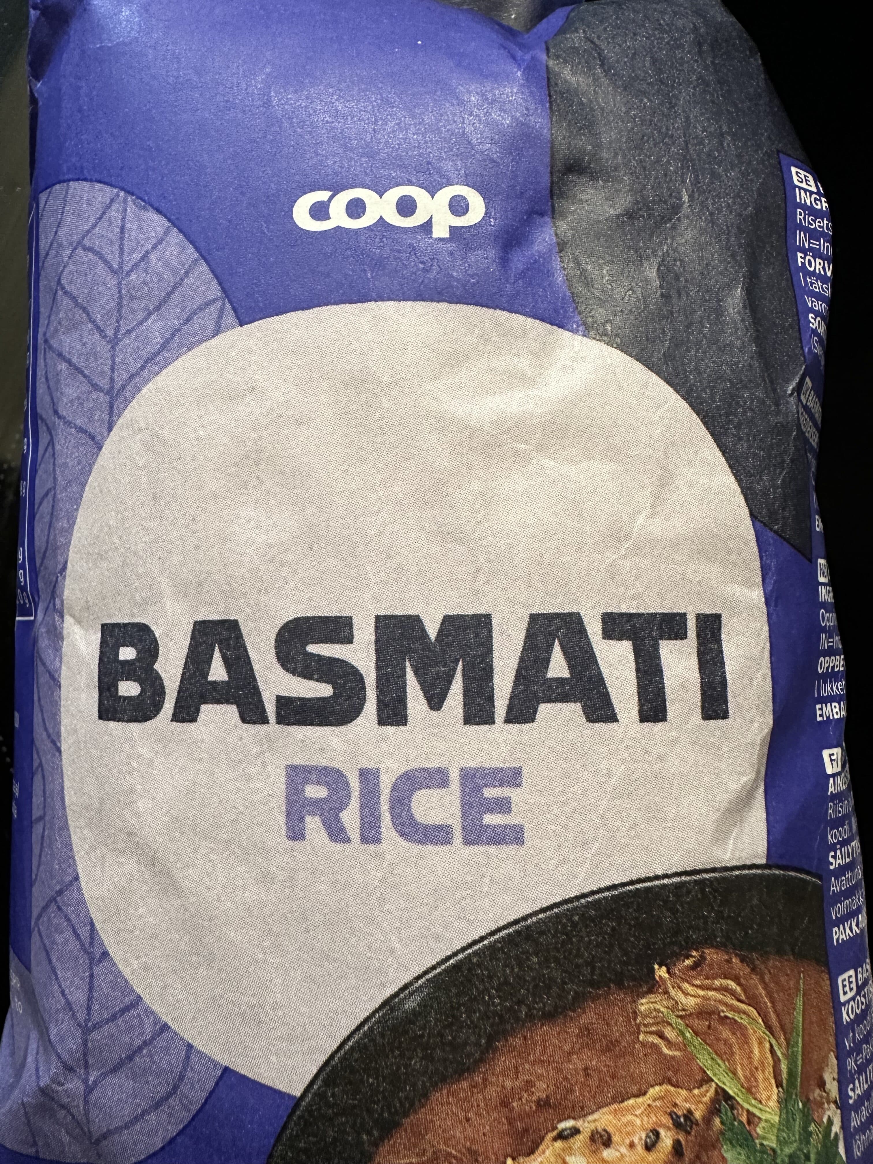 Coop Basmati Rice packshot