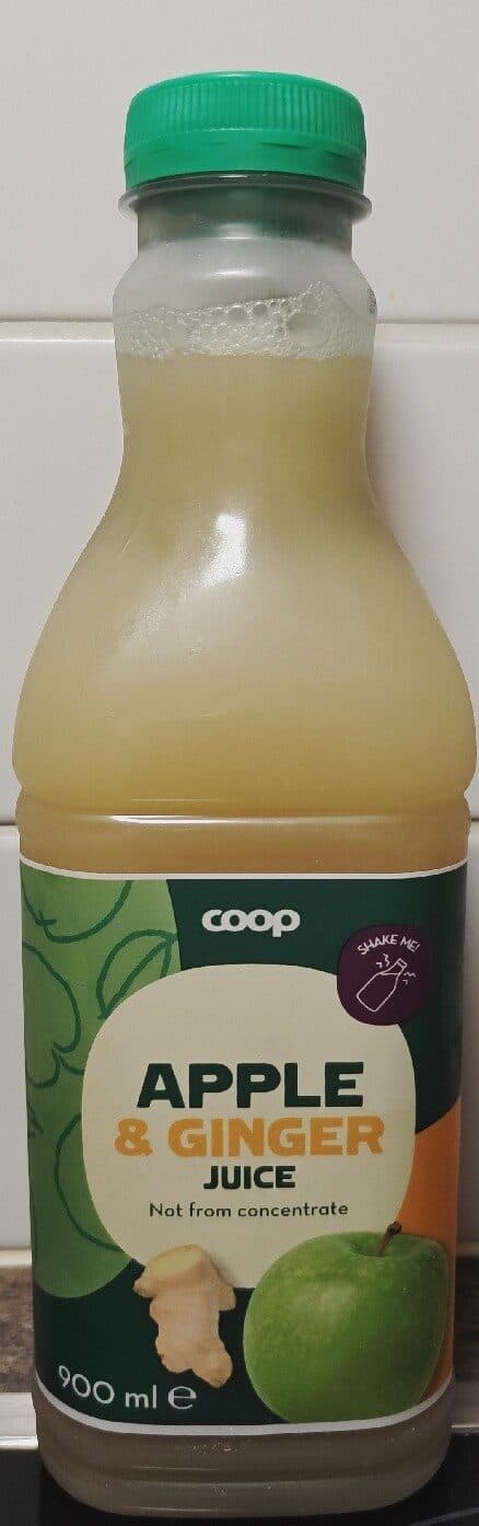 Coop Apple & Ginger Juice packshot