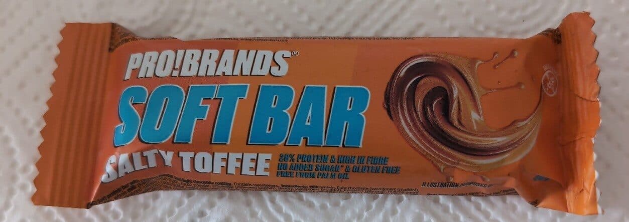 Pro!Brands Soft Bar Salty Toffee packshot