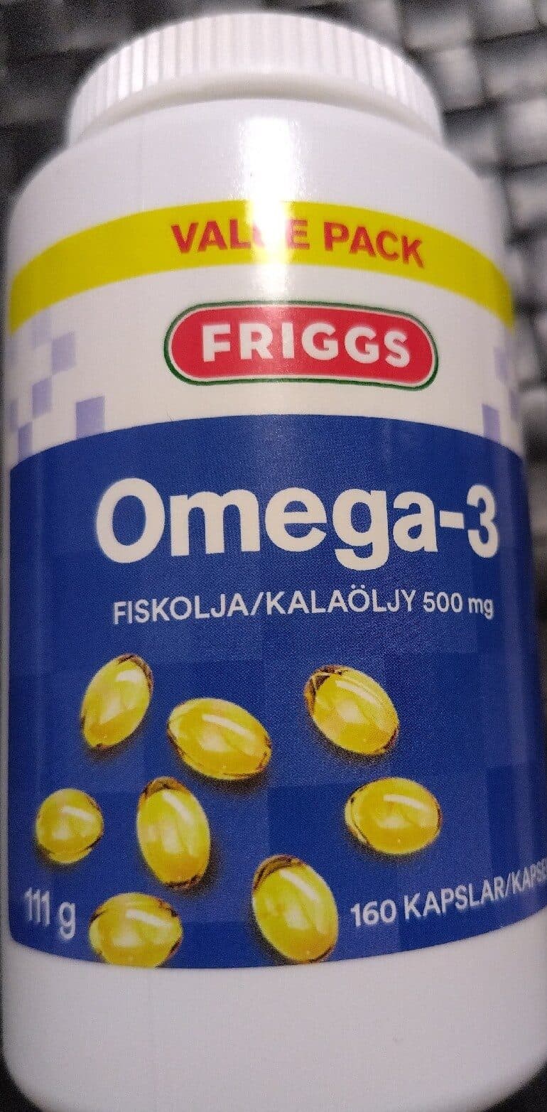Friggs Omega-3 500mg packshot
