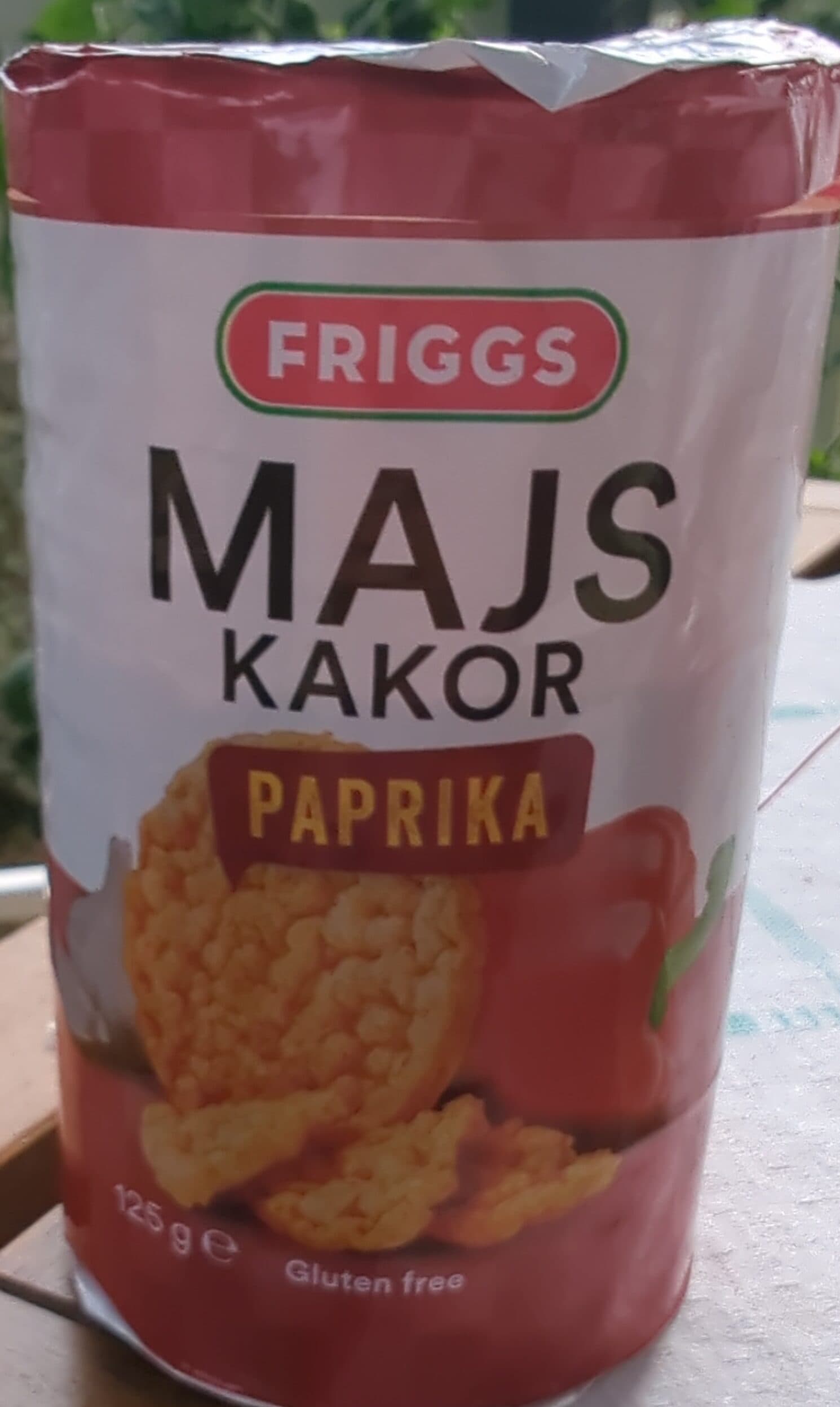 Friggs Majskakor Paprika packshot