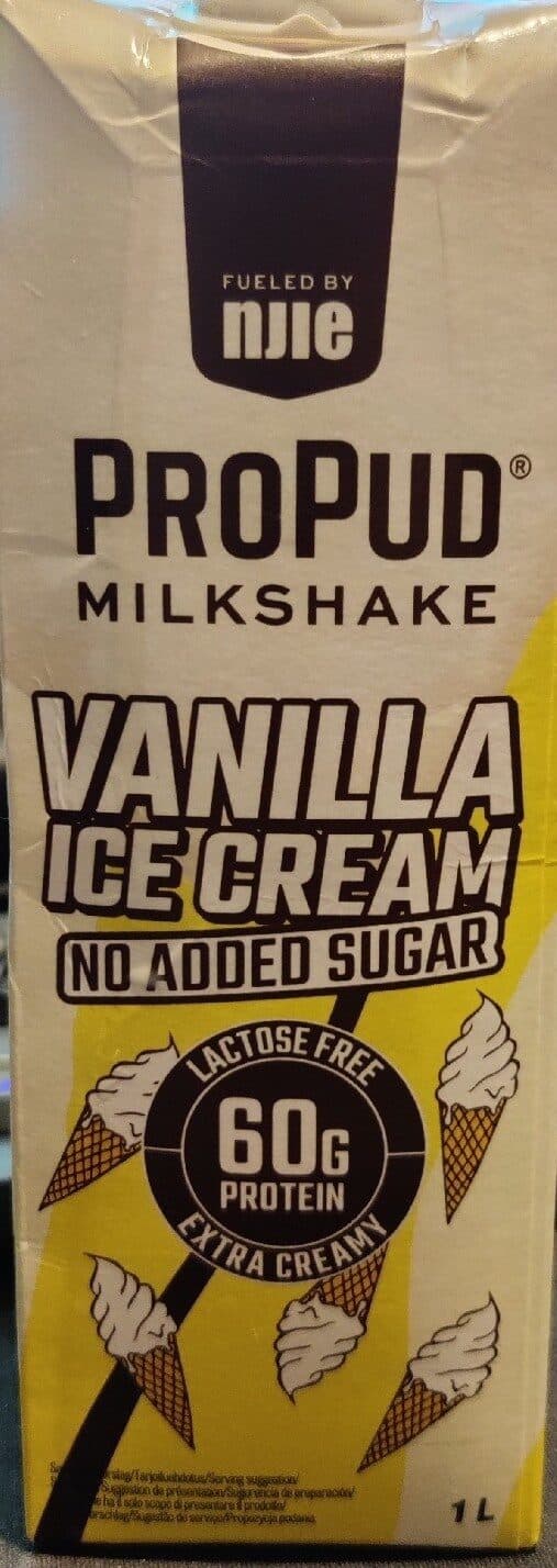 Propud Vanilla Ice Cream packshot