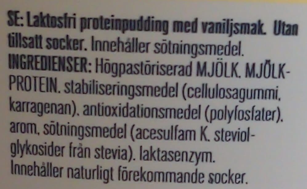 ProPud Protein pudding vanilla packshot