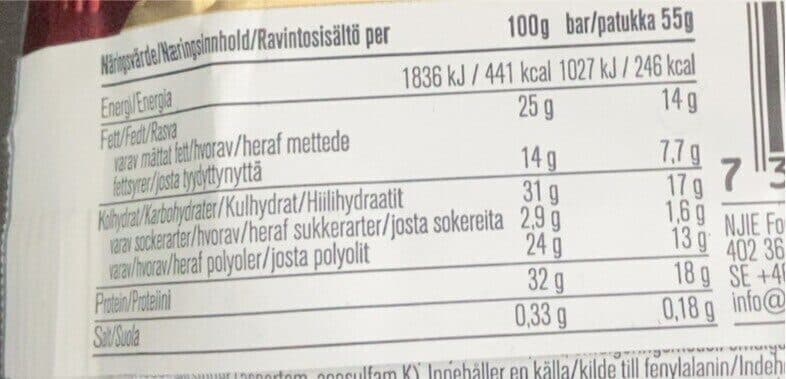 ProPud Popcronproteiinipatukka packshot