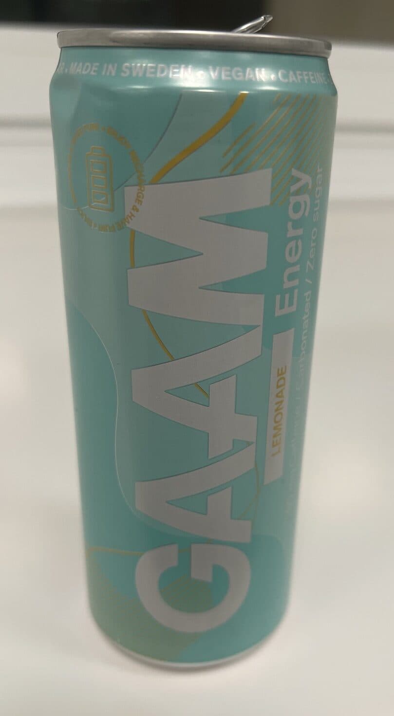 GAAM Energy drink packshot