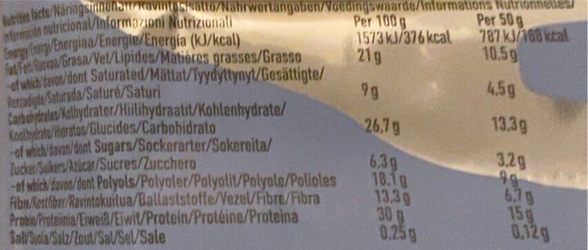 Nick‘s Brownie-Crisp / Protein Bar packshot
