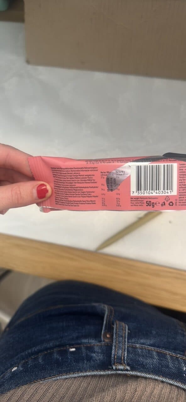 N!CK'S peanut butter protein bar packshot