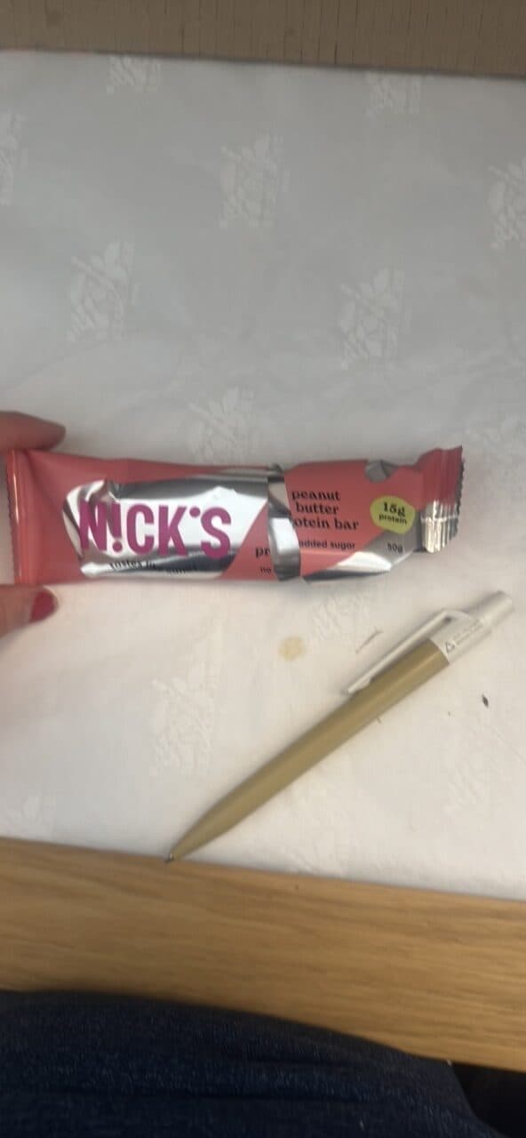 N!CK'S peanut butter protein bar packshot