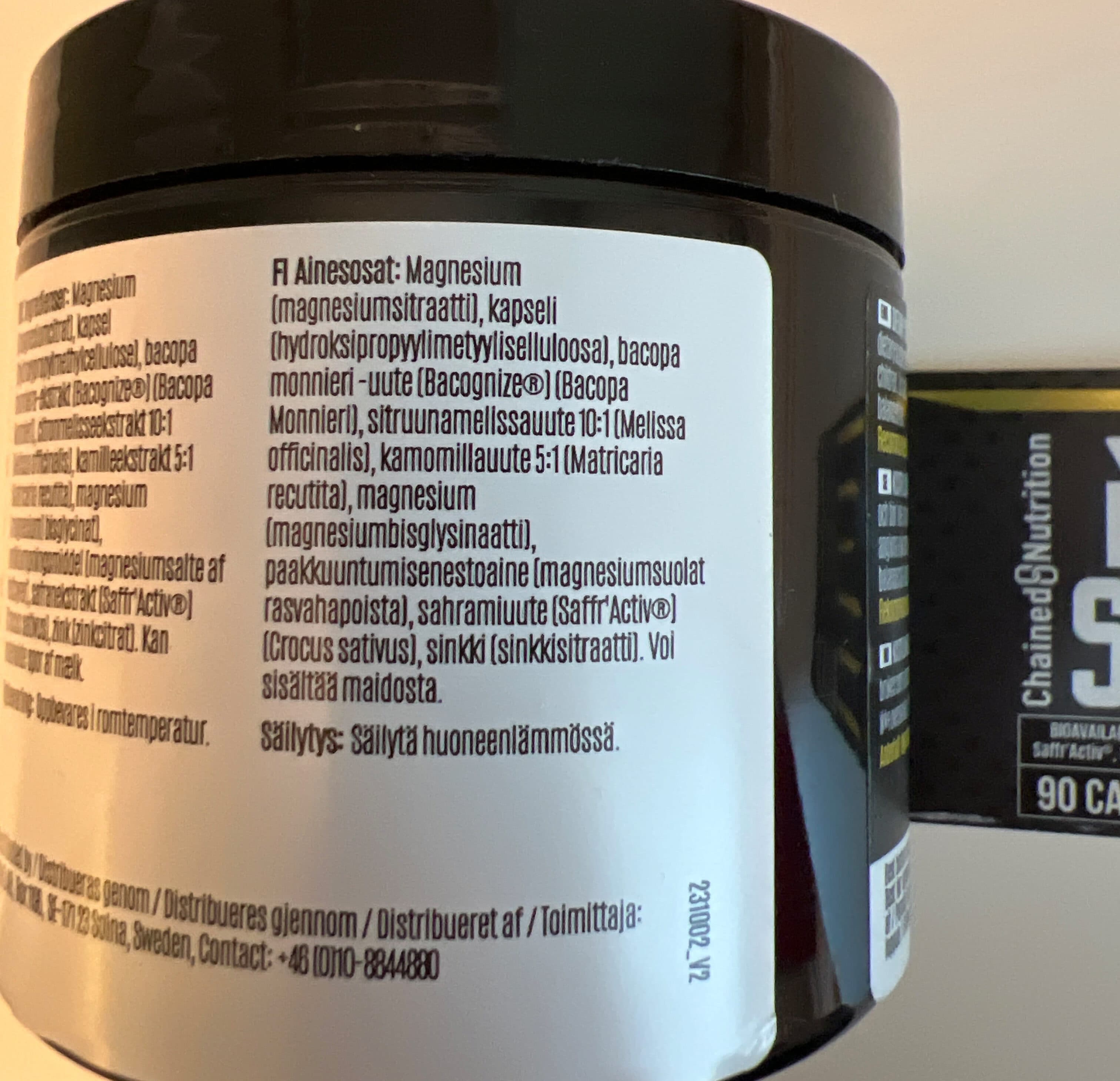 Chained Nutrition Epic sleep packshot