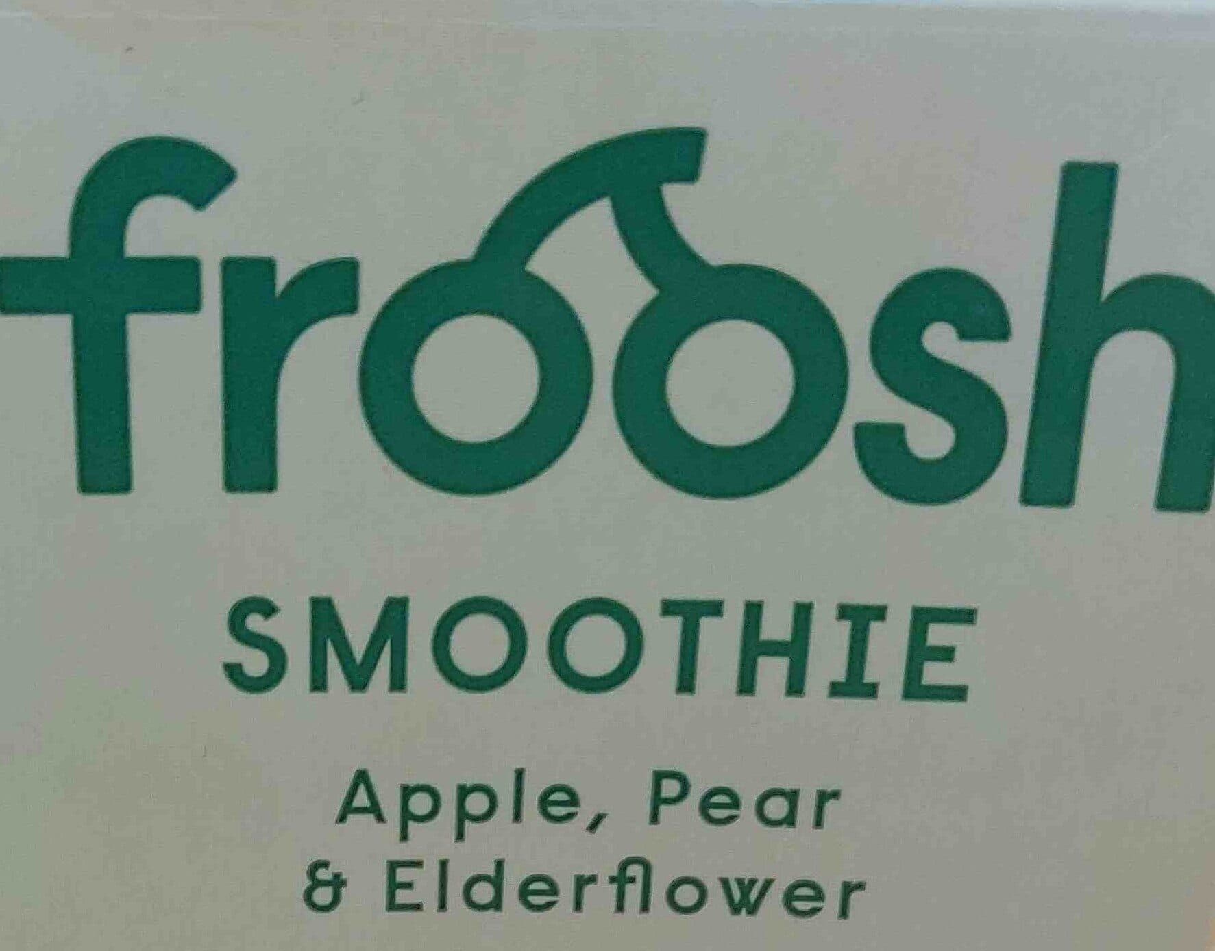 Froosh Smoothie apple, pear & elderflower packshot