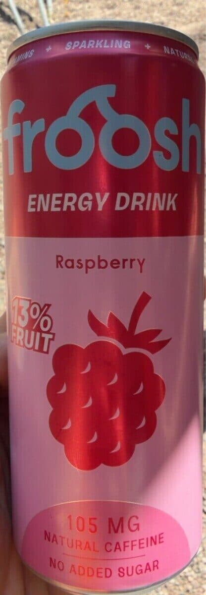 Froosh Raspberry Energy Drink packshot