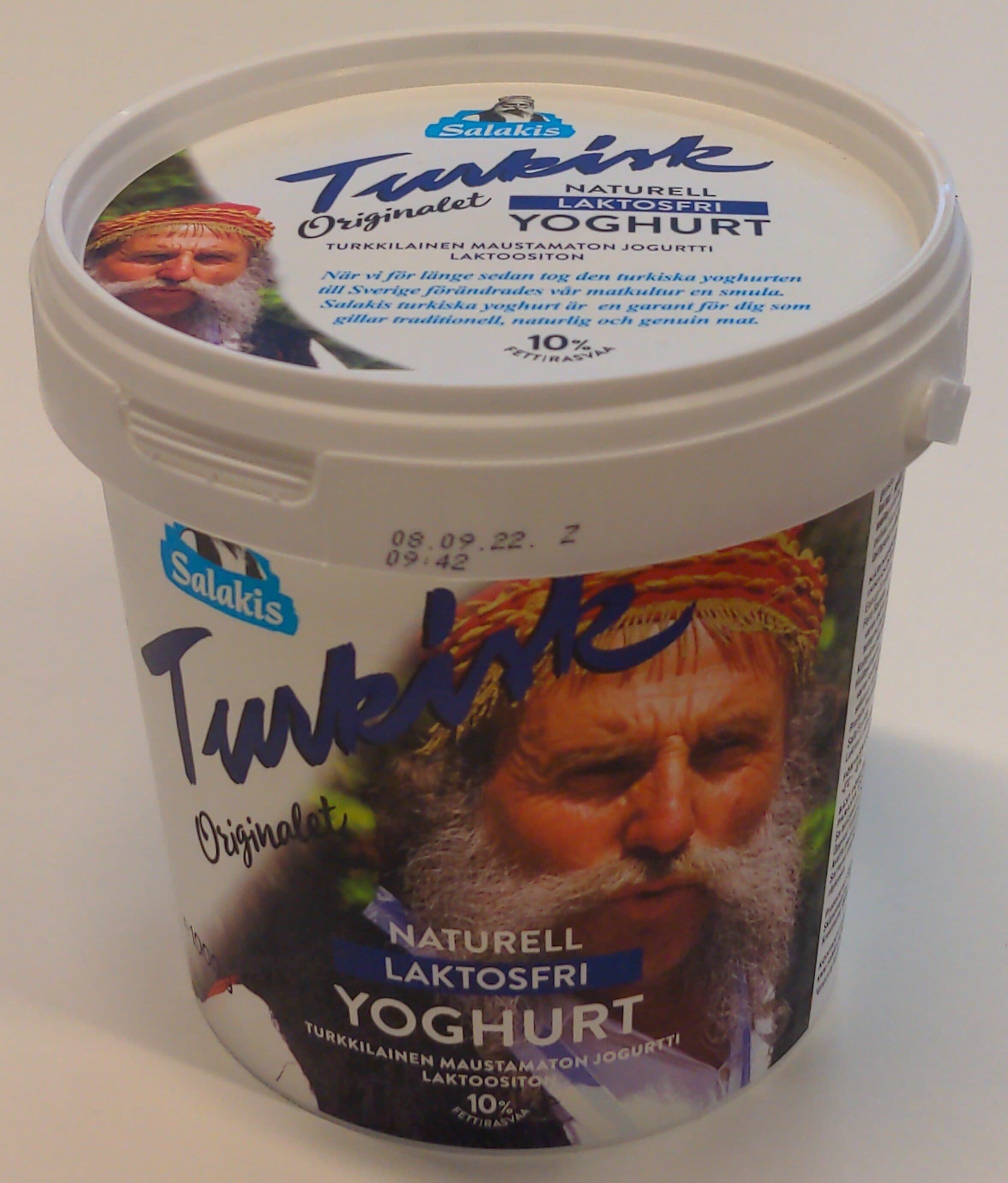 Salakis Turkkilainen Maustamaton Jogurtti Laktoositon packshot