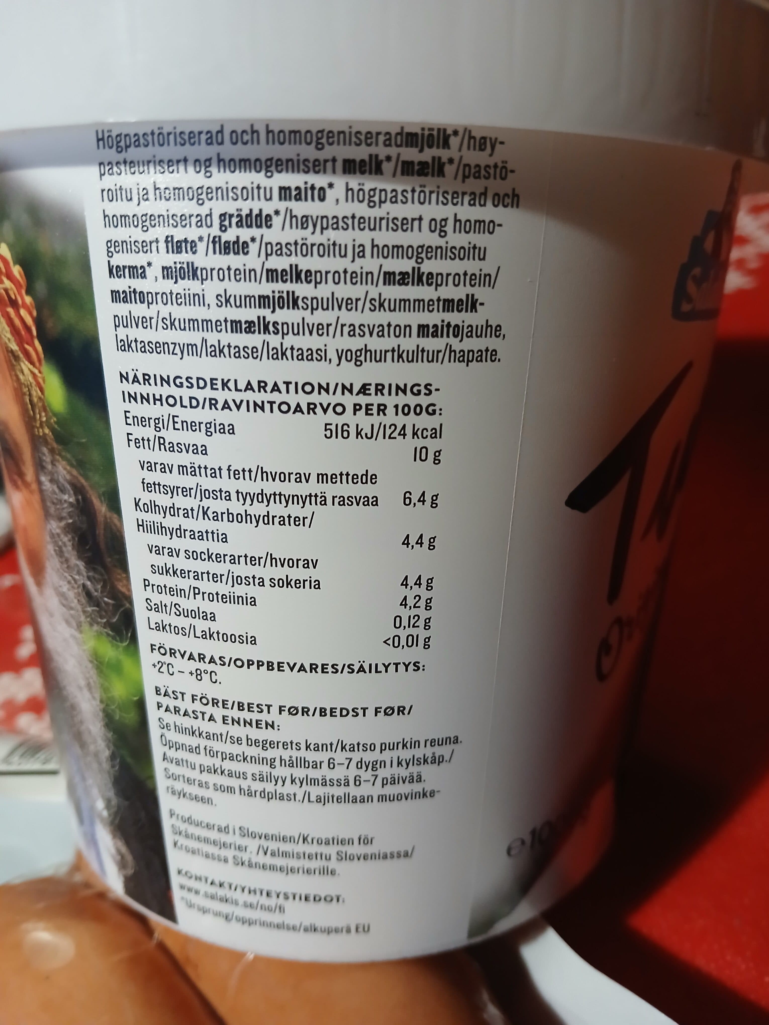 Salakis Turkkilainen Maustamaton Jogurtti Laktoositon packshot
