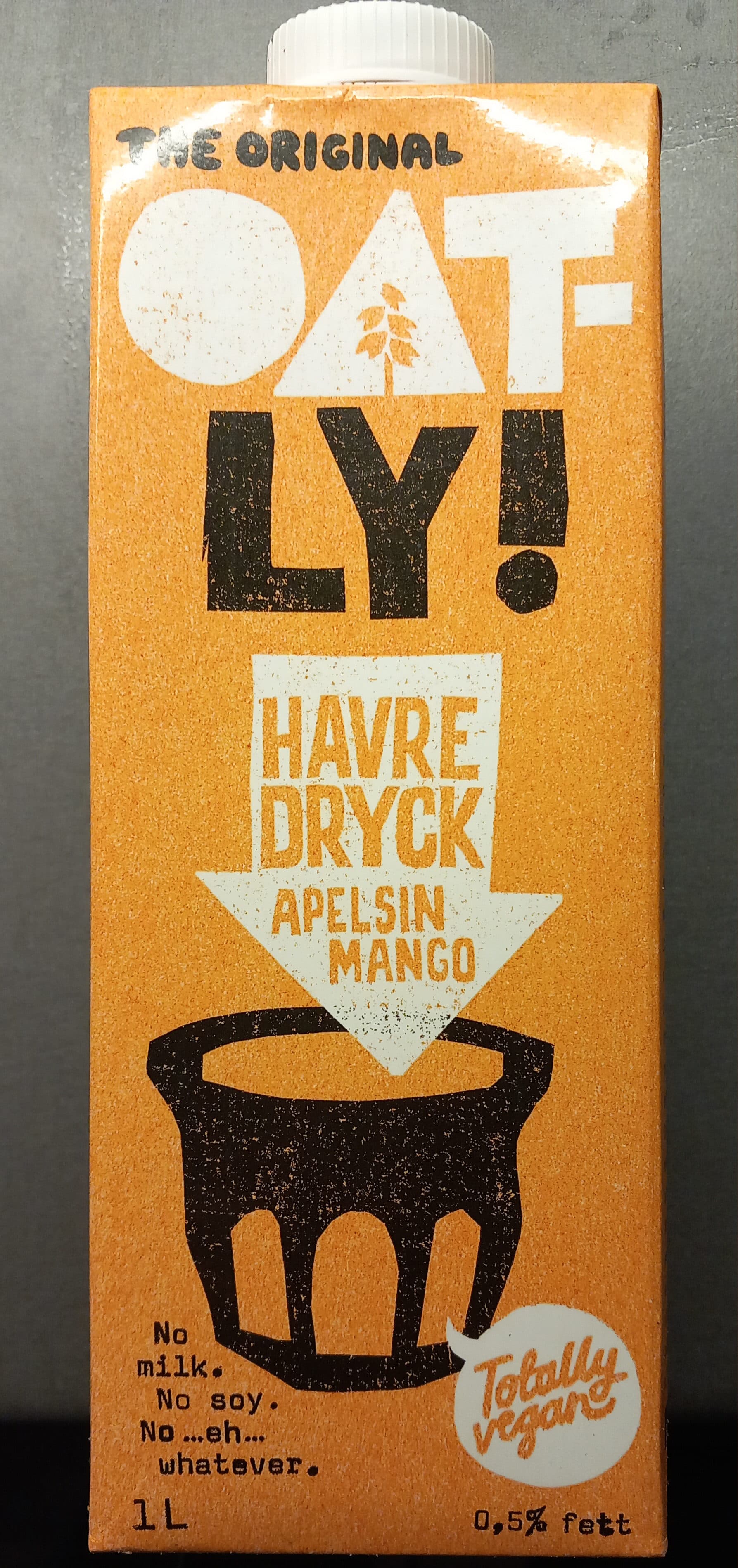 Oatly Havredrik m. appelsin og mango packshot