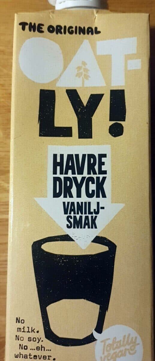 Oatly Kaurajuoma vanilja packshot
